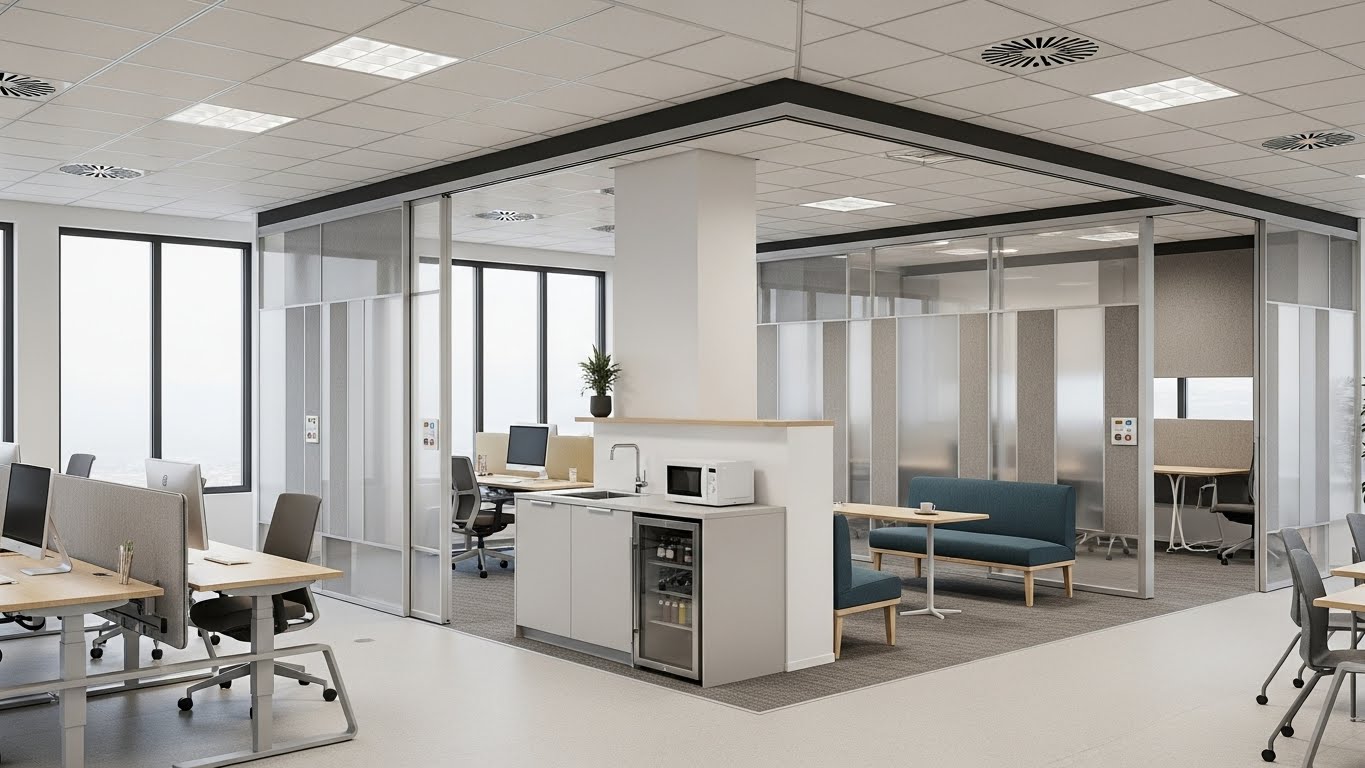 Thiết kế cấu trúc module dễ tháo lắp – mở rộng – chia nhỏ diện tích 1