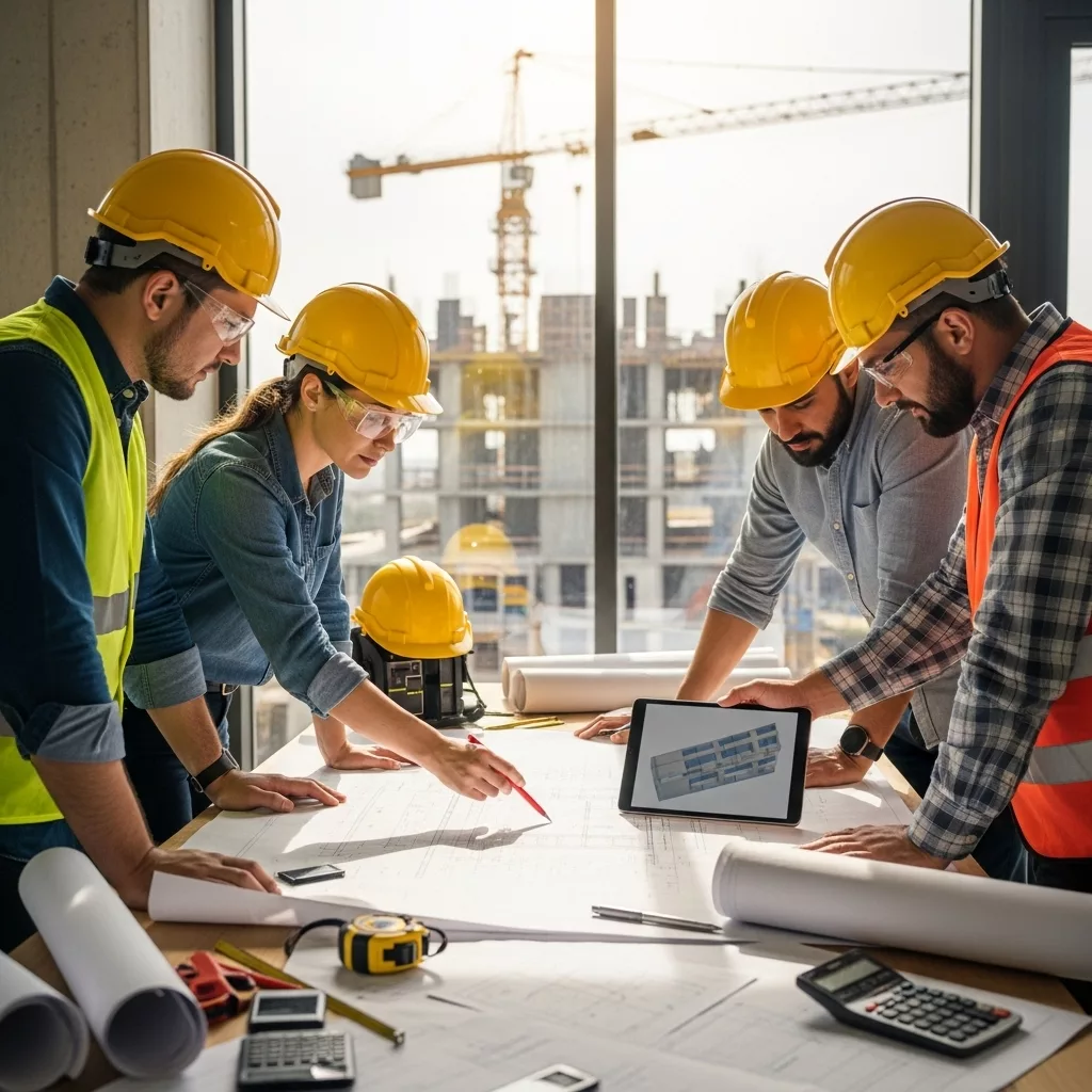 Phối hợp kỹ sư kết cấu để rà soát khối lượng 1 Phối hợp kỹ sư kết cấu để rà soát khối lượng 1