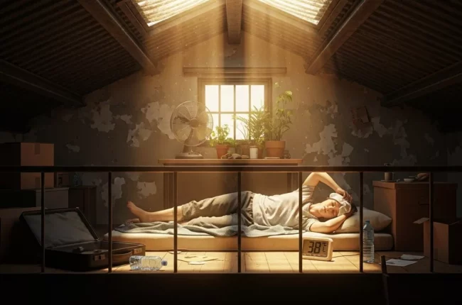 Làm gác lửng phòng trọ sao cho không bị nóng?