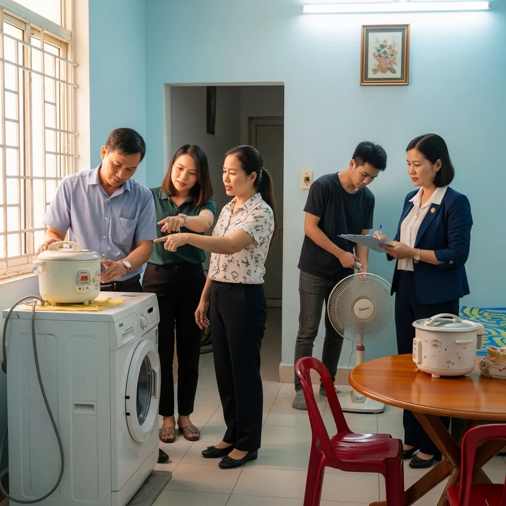 Quản lý việc sử dụng thiết bị điện của người thuê 1