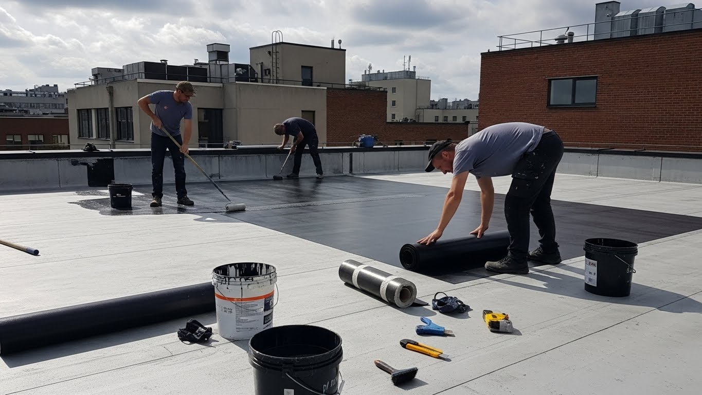 Thấm dột sân thượng và giải pháp tăng độ bền 1