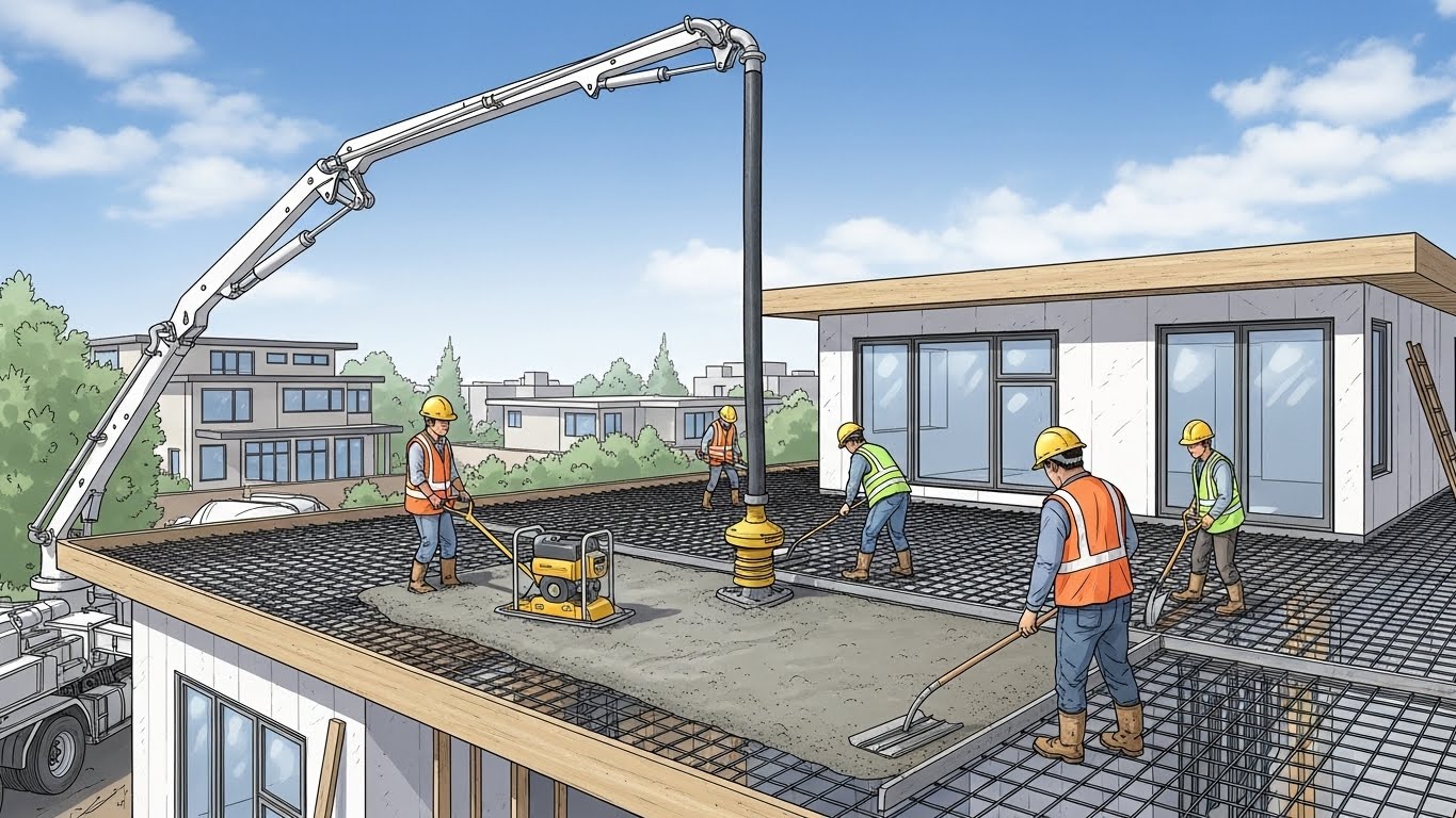 Chi phí đổ bê tông sàn và các khoản dễ phát sinh 1 Chi phí đổ bê tông sàn và các khoản dễ phát sinh 1