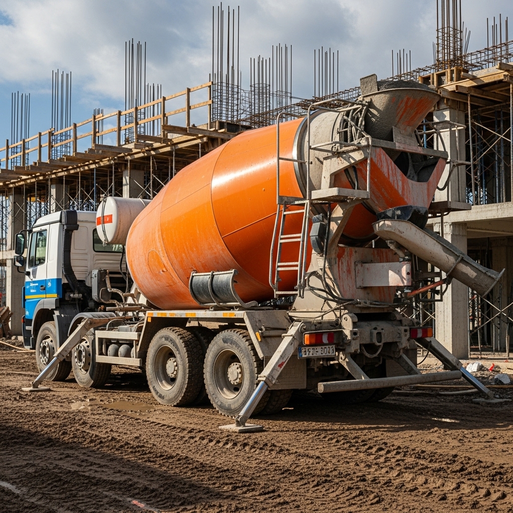 Khái niệm, quy trình và thiết bị: xe trộn bê tông – máy trộn bê tông 1 Khái niệm, quy trình và thiết bị: xe trộn bê tông – máy trộn bê tông 1