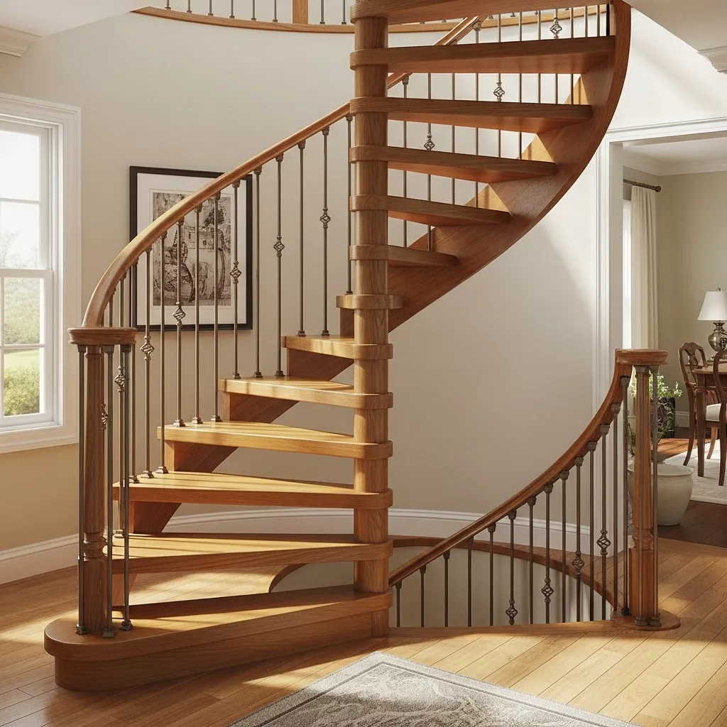 Xu hướng sử dụng cầu thang xoắn trong nhà ở dân dụng 1