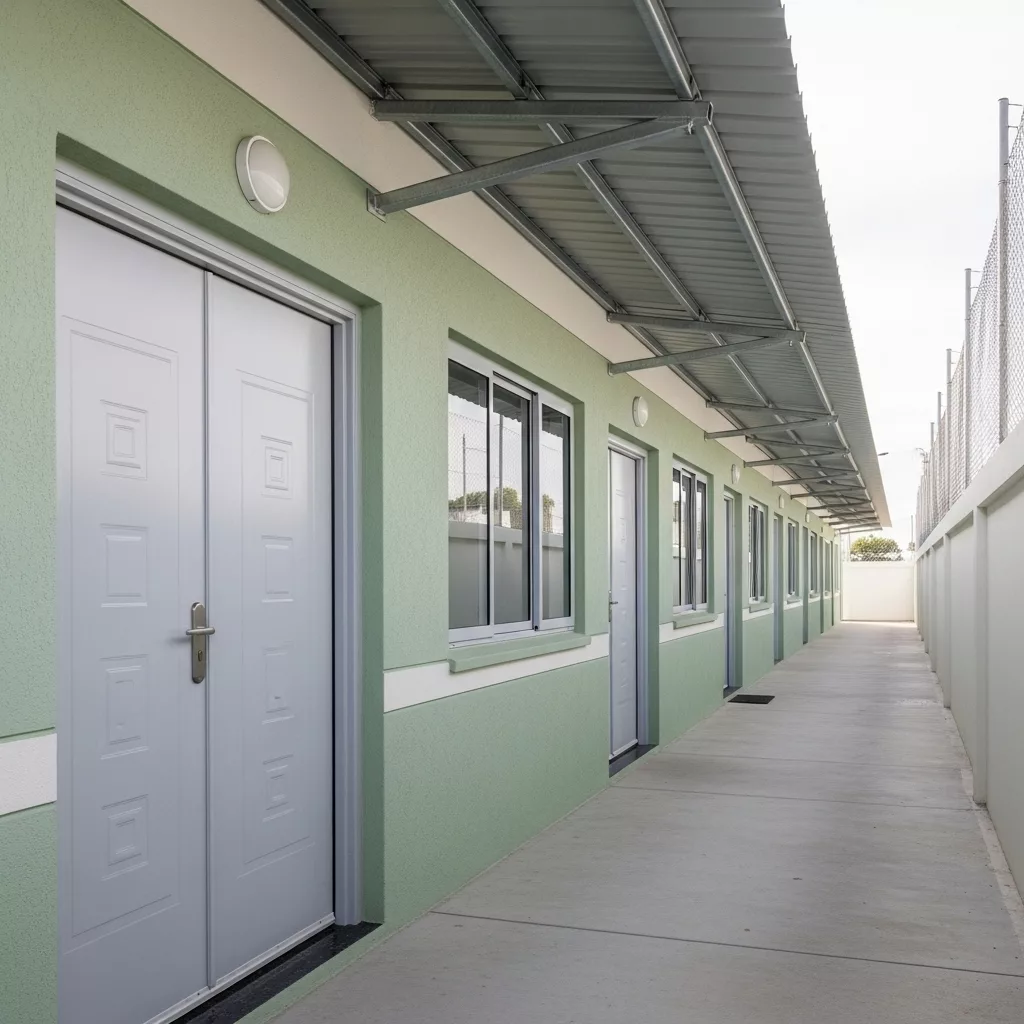 Cửa phòng trọ: cửa sắt hay cửa nhôm? 1