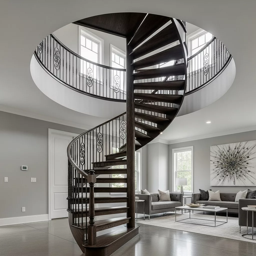 Lời khuyên dành cho gia chủ trước khi quyết định xây nhà có cầu thang xoắn 1 Lời khuyên dành cho gia chủ trước khi quyết định xây nhà có cầu thang xoắn 1