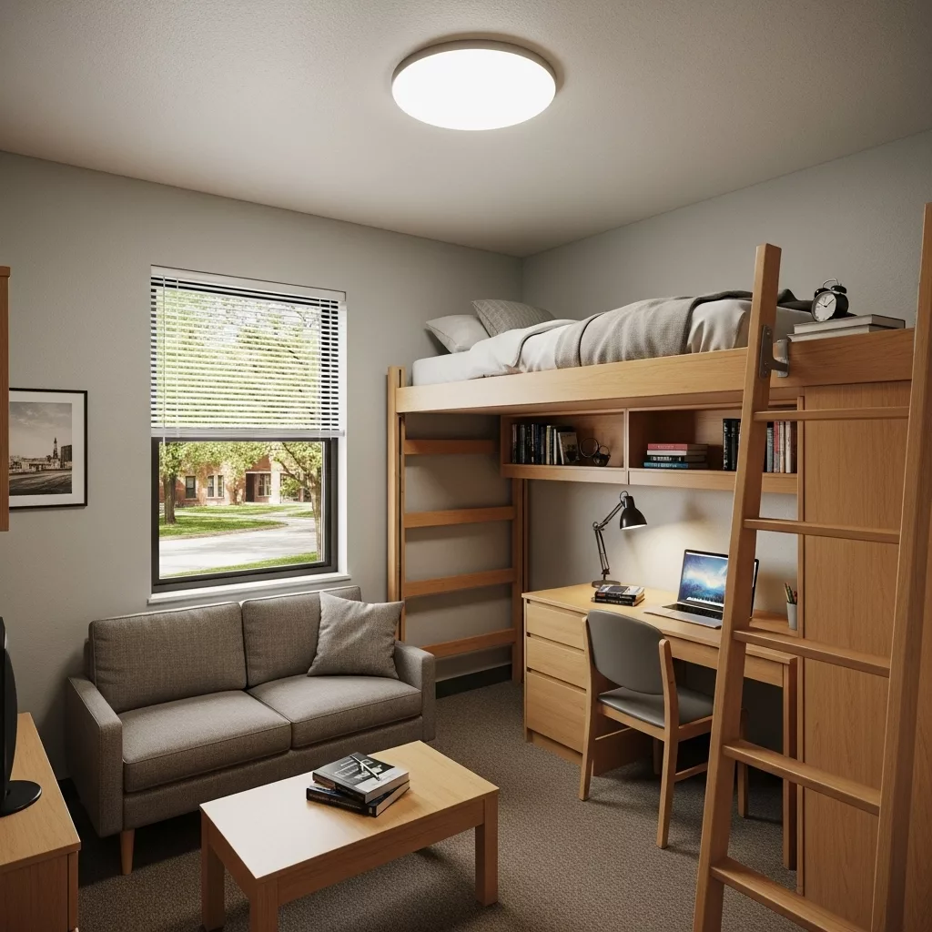 Gợi ý giải pháp thiết kế phòng trọ gác lửng đẹp, đơn giản 1 Gợi ý giải pháp thiết kế phòng trọ gác lửng đẹp, đơn giản 1