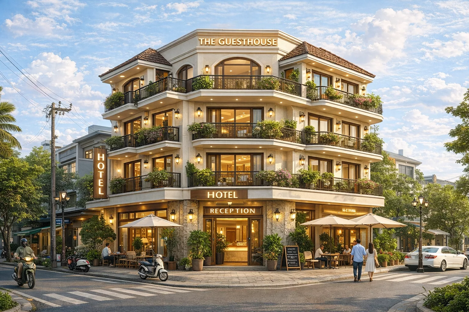 Tổng kết: Thiết kế đúng giúp nhà nghỉ 2 mặt tiền khai thác tối đa giá trị 1