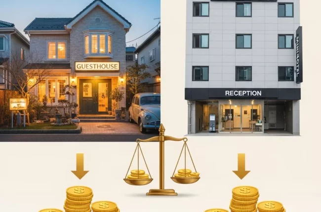 So sánh chi phí thiết kế nhà nghỉ và khách sạn mini