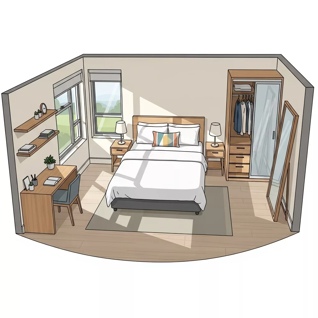 Tối ưu thông gió, ánh sáng cho từng phòng 1