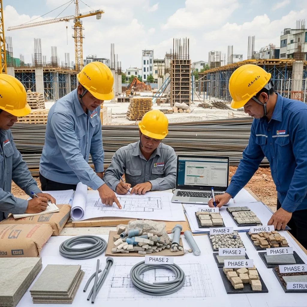 Mua vật liệu theo đợt để kiểm soát dòng tiền 1 Mua vật liệu theo đợt để kiểm soát dòng tiền 1