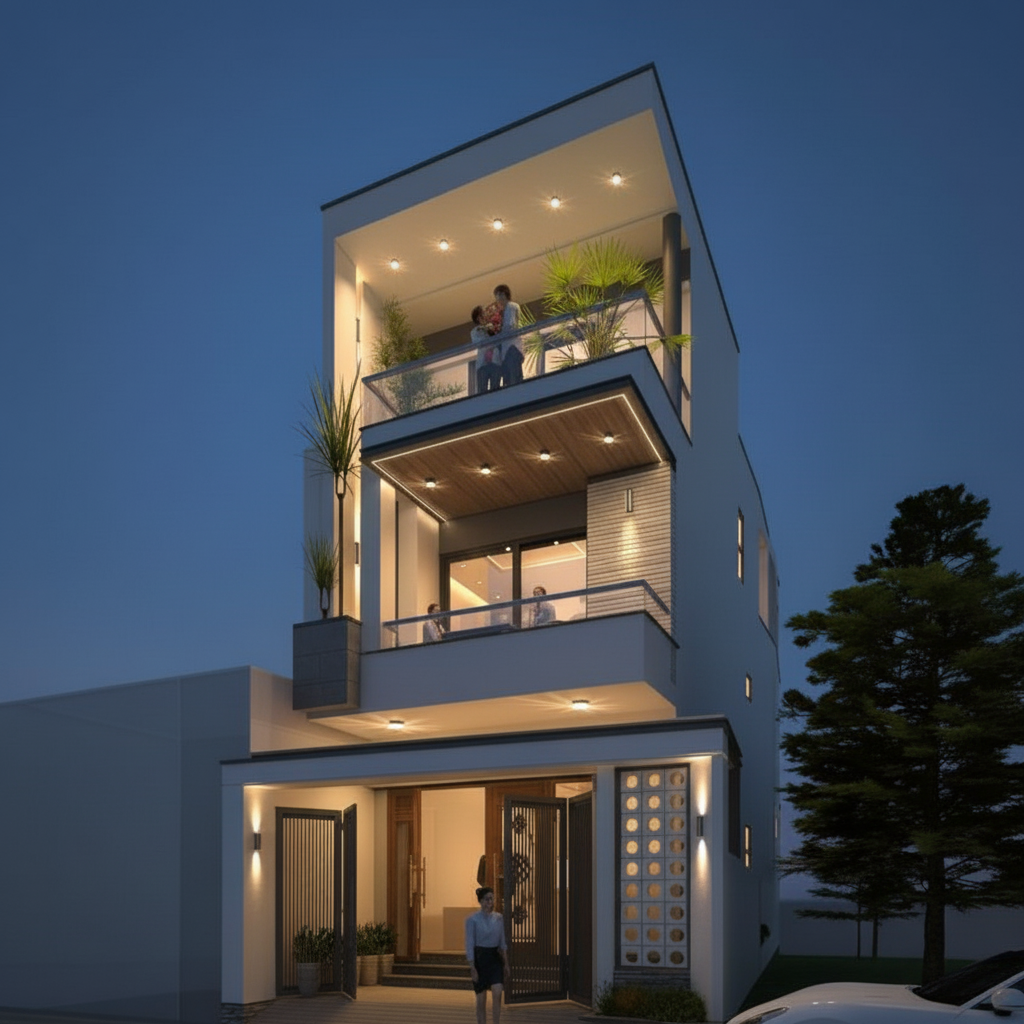 Đặc trưng của phong cách hiện đại và ứng dụng trong nhà phố 1 Đặc trưng của phong cách hiện đại và ứng dụng trong nhà phố 1