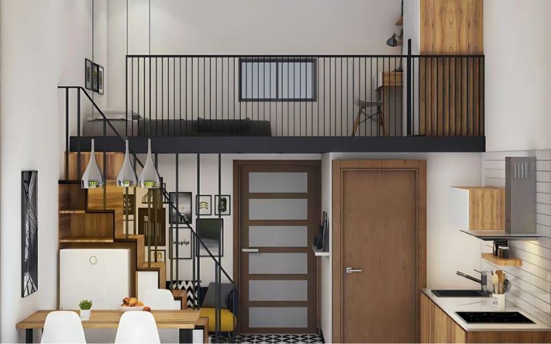 Mẫu thiết kế căn chung cư mini 25m² 1