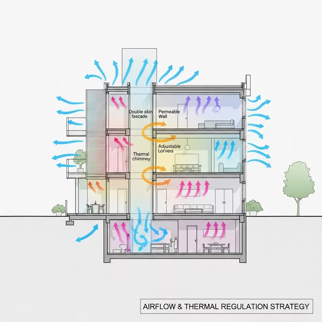 Kết hợp ánh sáng, thông gió và vật liệu kiến trúc 1