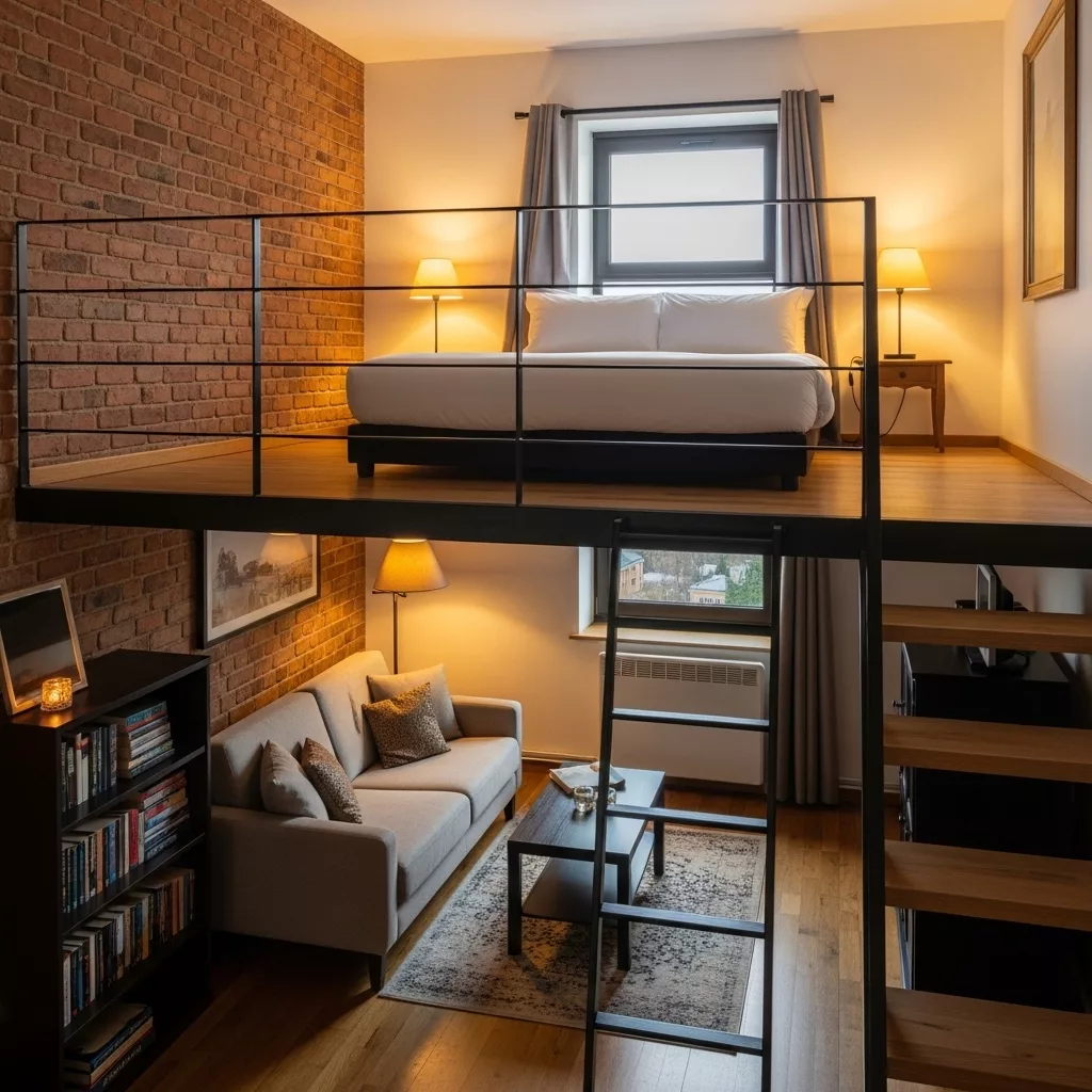 Vì sao phòng trọ có gác phù hợp cho 2 người ở? 1