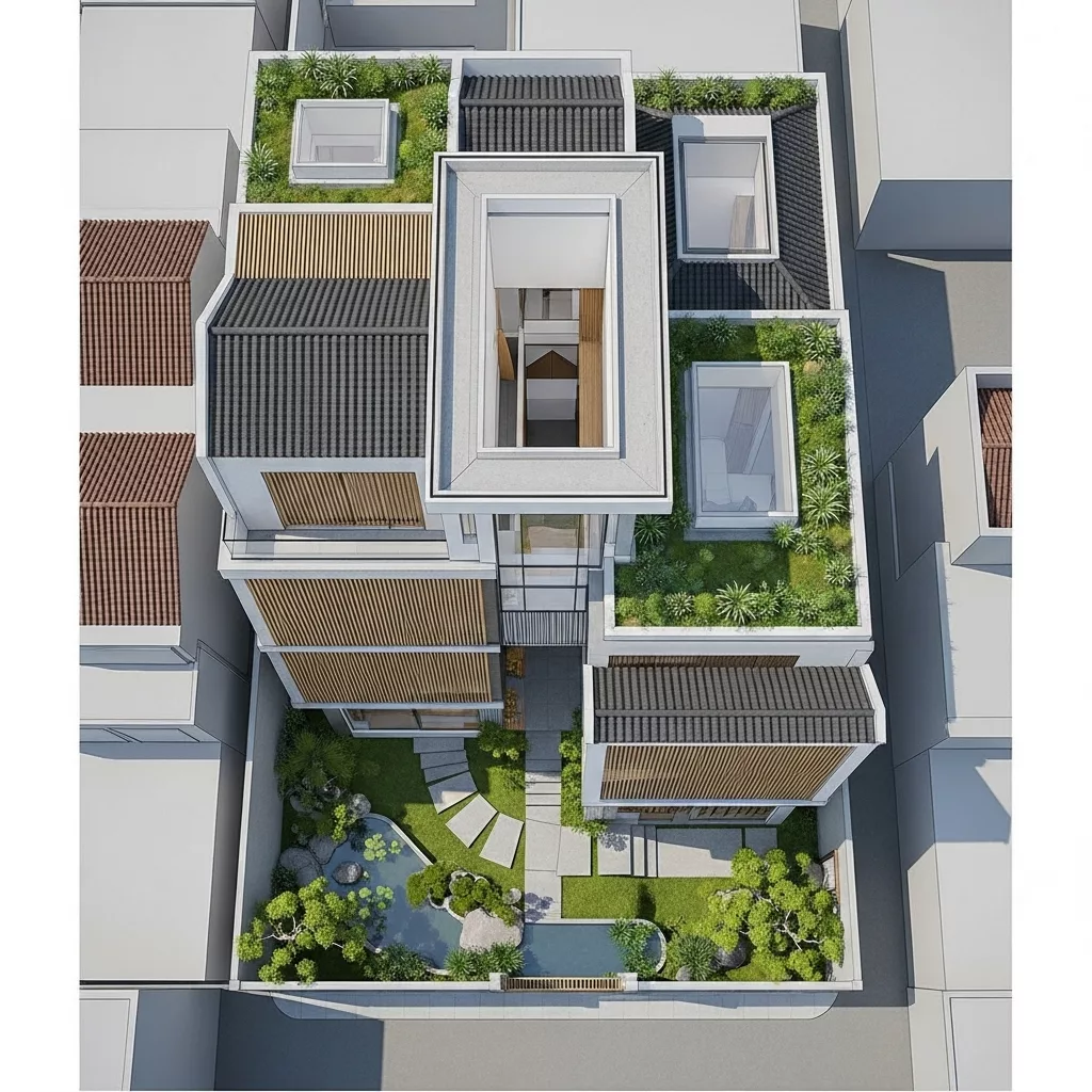 Nhà trọ, nhà cho thuê trên nền đất hẹp 1