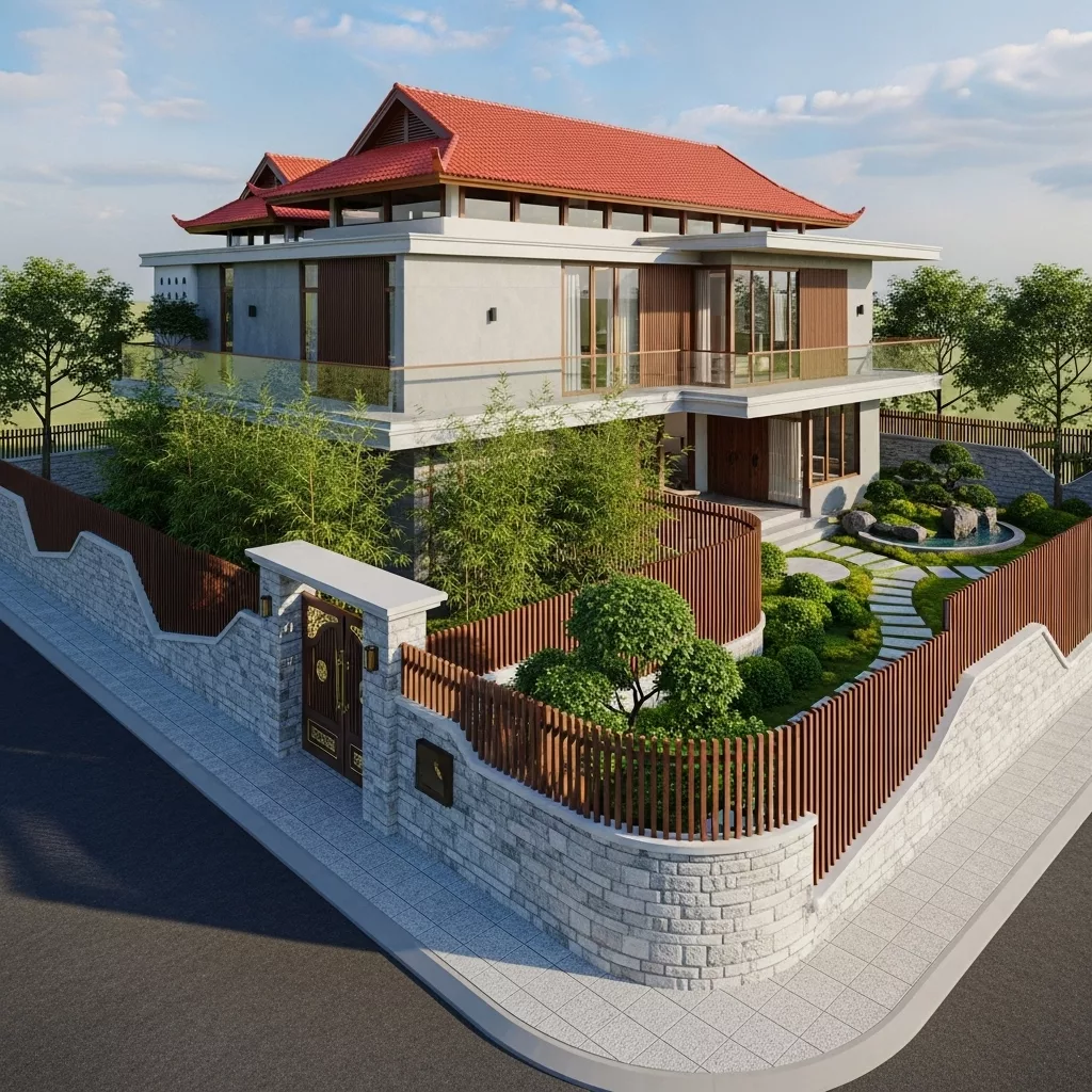 Vì sao hàng rào ảnh hưởng mạnh đến phong thủy nhà méo? 1