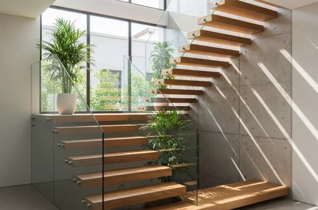 Nhà 5x18m 4 phòng ngủ nên chọn mẫu cầu thang nào? Nhà 5x18m 4 phòng ngủ nên chọn mẫu cầu thang nào?