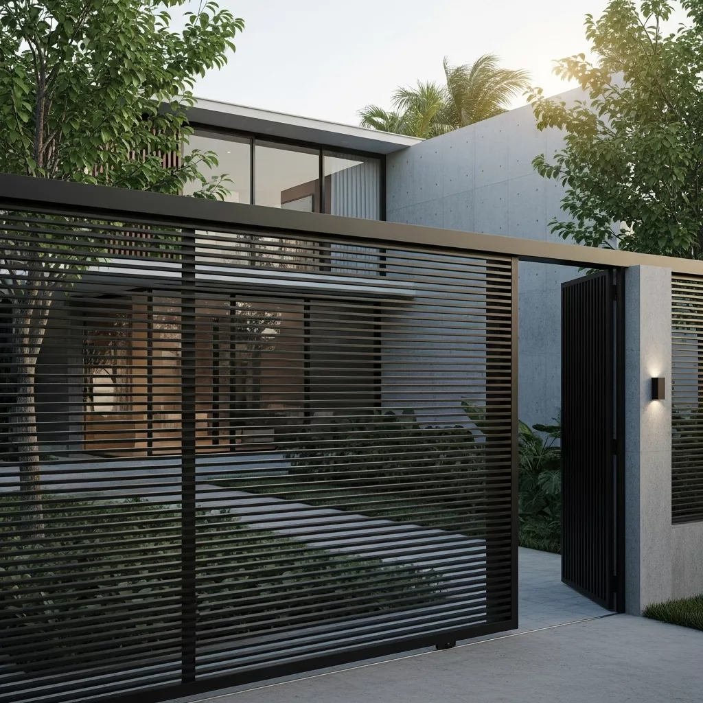 Giải pháp hàng rào phù hợp biệt thự hiện đại 1 Giải pháp hàng rào phù hợp biệt thự hiện đại 1