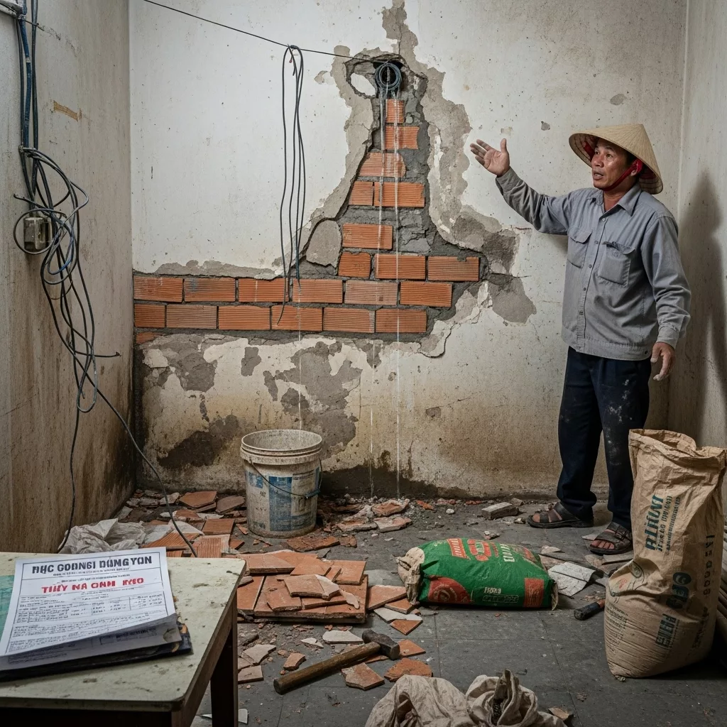 Thi công thiếu đồng bộ giữa các hạng mục 1 Thi công thiếu đồng bộ giữa các hạng mục 1