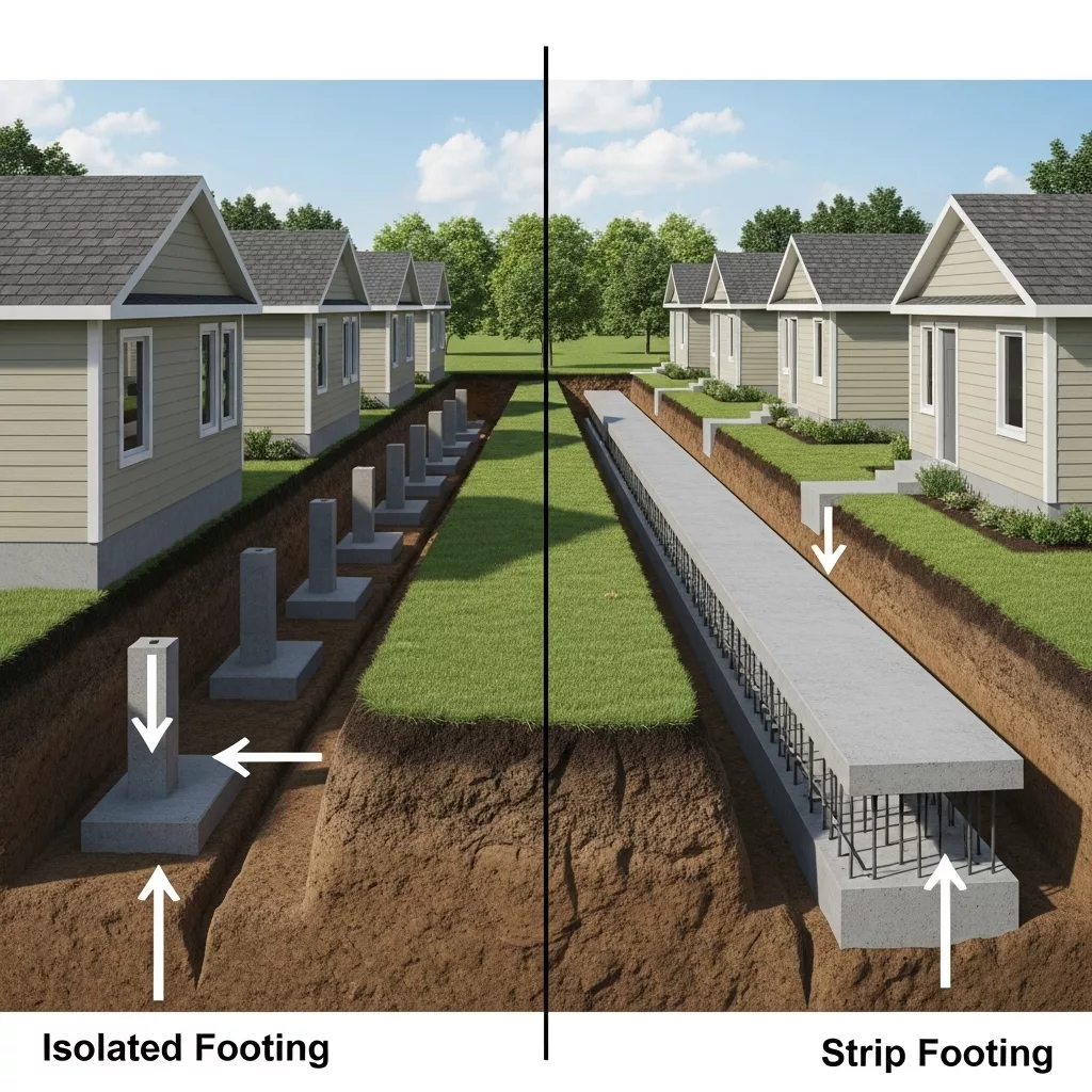 Vai trò của dầm móng, giằng móng trong hệ lệch tâm 1