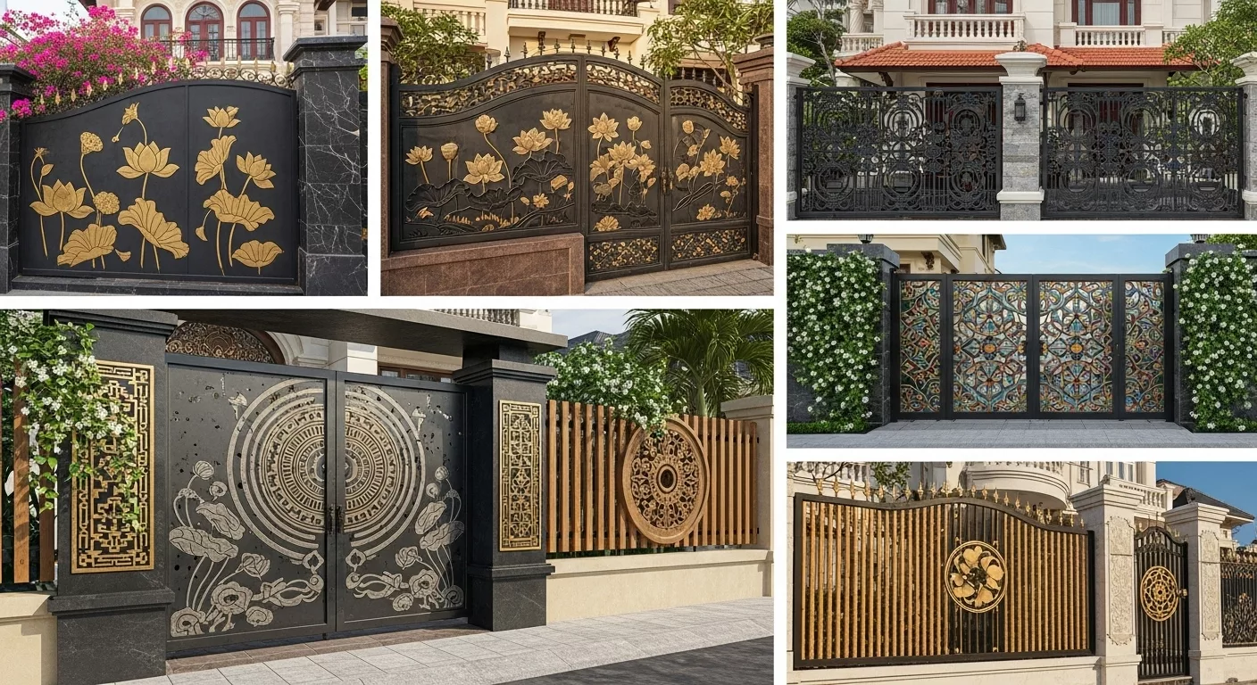 Lợi ích khi thiết kế hàng rào đồng bộ với kiến trúc nhà 1