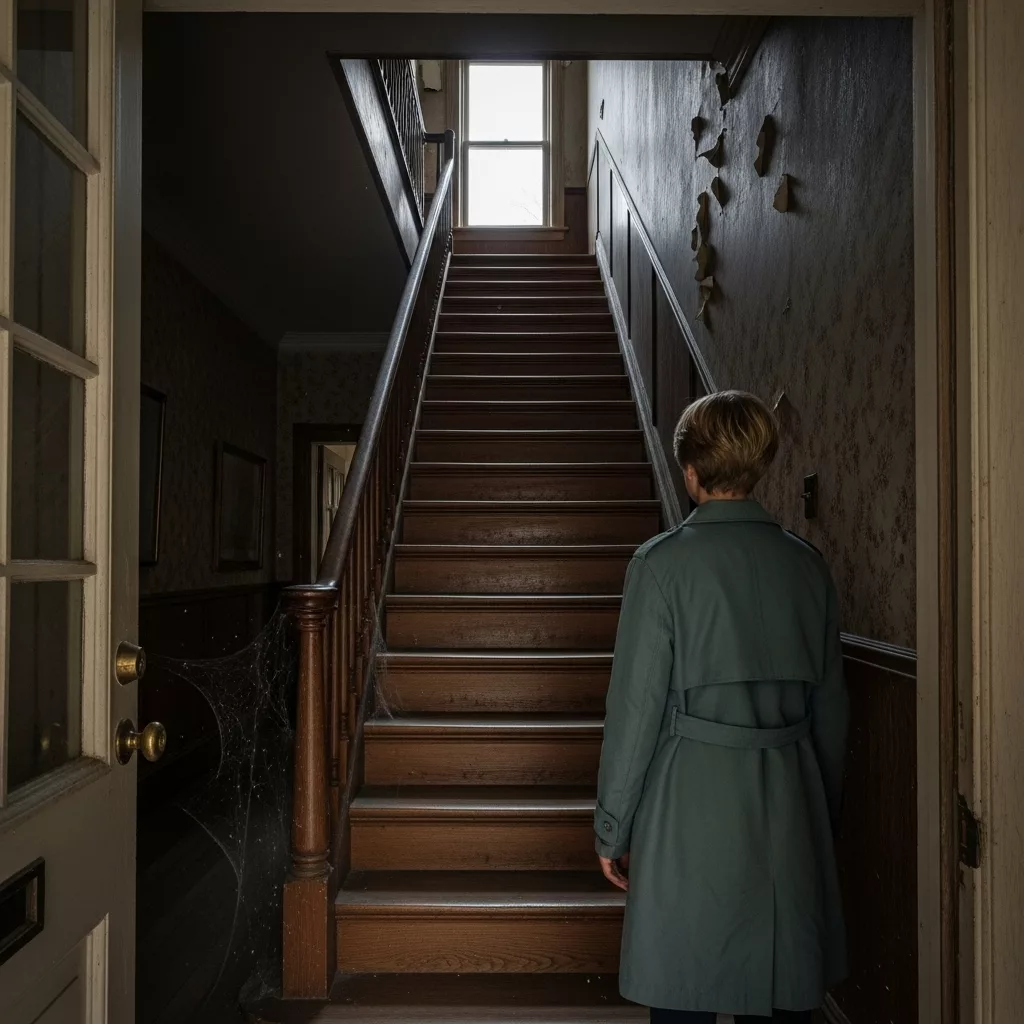 Cầu thang nằm sai trục giao thông chính 1 Cầu thang nằm sai trục giao thông chính 1