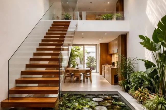 Thiết kế nhà 50m2 5×10 tối ưu không gian sinh hoạt Thiết kế nhà 50m2 5×10 tối ưu không gian sinh hoạt