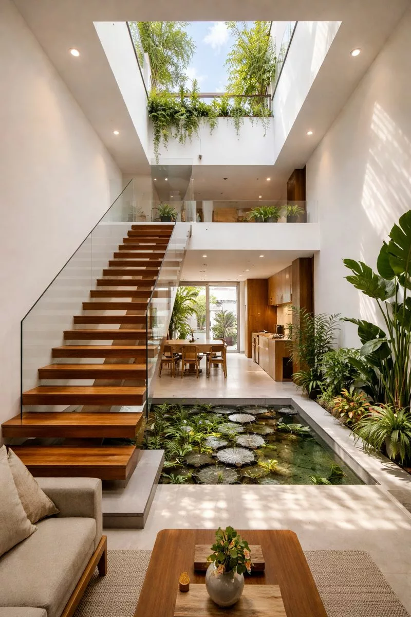 Màu sắc và vật liệu giúp “nới rộng” không gian 1