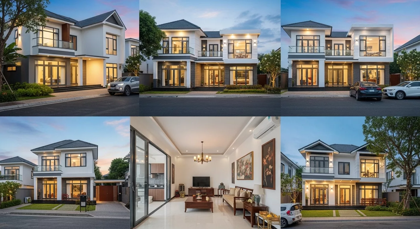 Ảnh nhà biệt thự phản ánh giá trị kiến trúc tổng thể 1