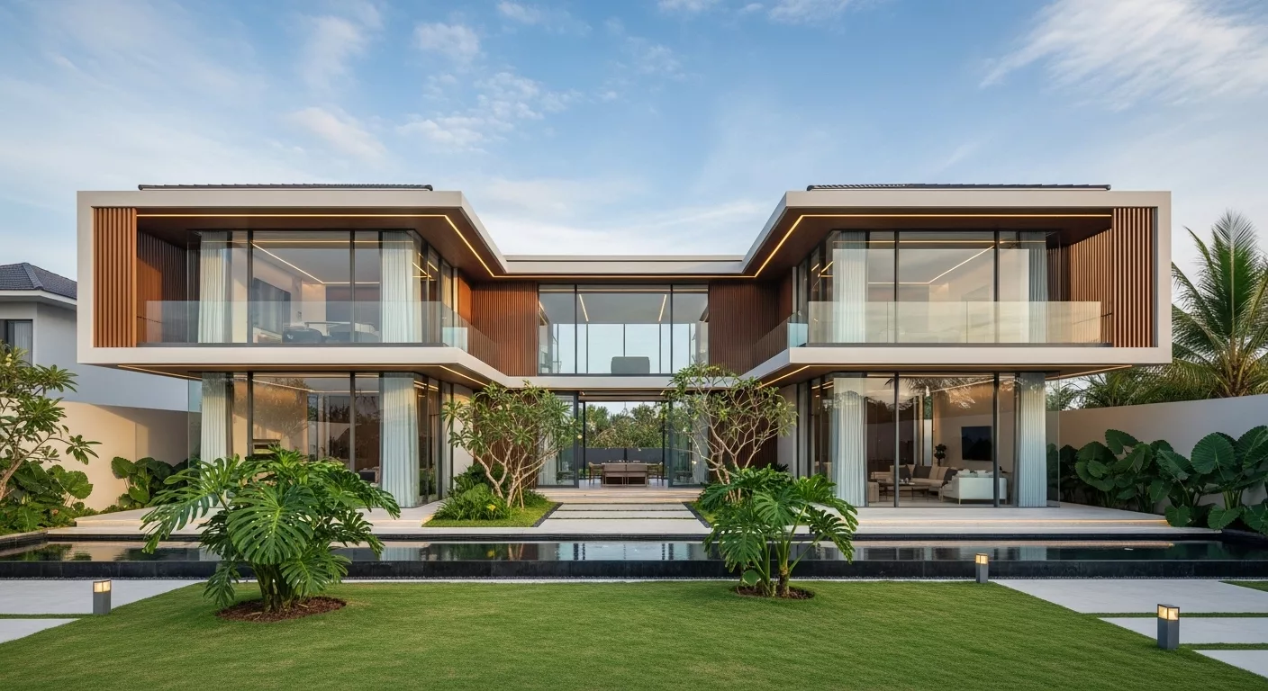 Biệt thự 2 tầng hiện đại 1