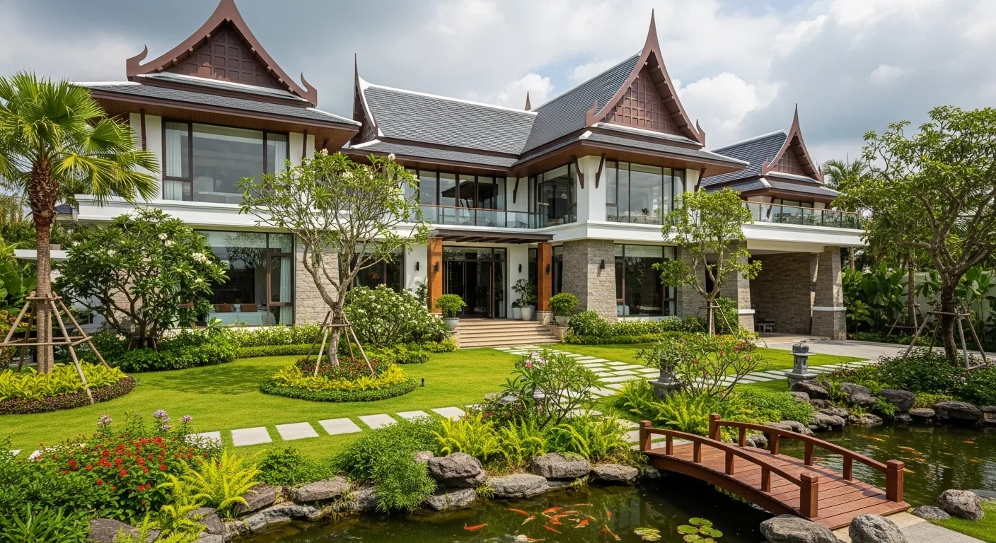 Biệt thự 2 tầng mái thái 1