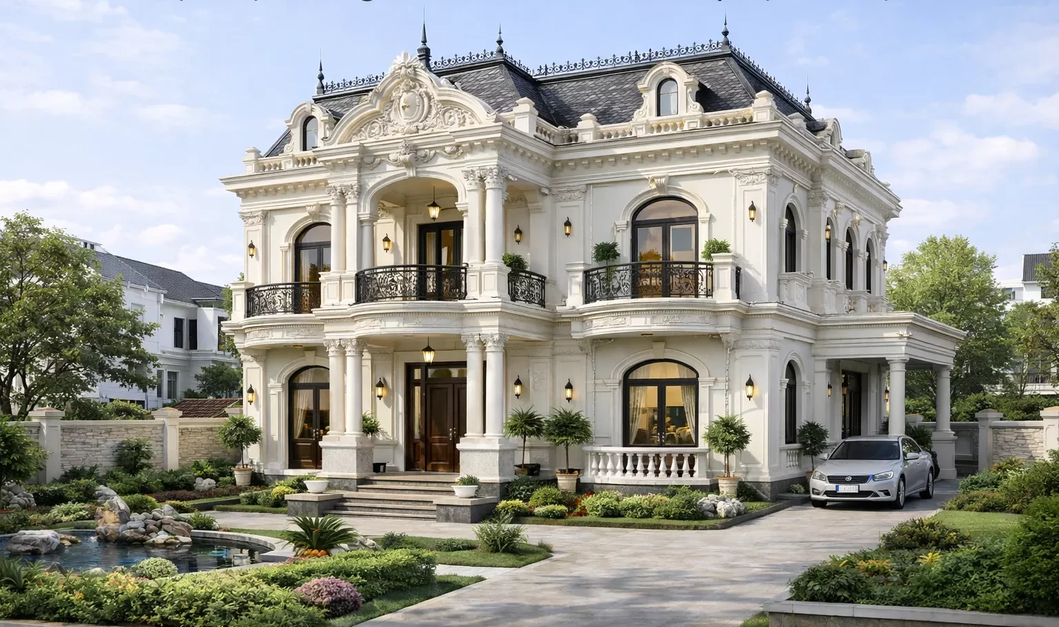 Đặc trưng hình khối và tỷ lệ kiến trúc Pháp 1 Đặc trưng hình khối và tỷ lệ kiến trúc Pháp 1