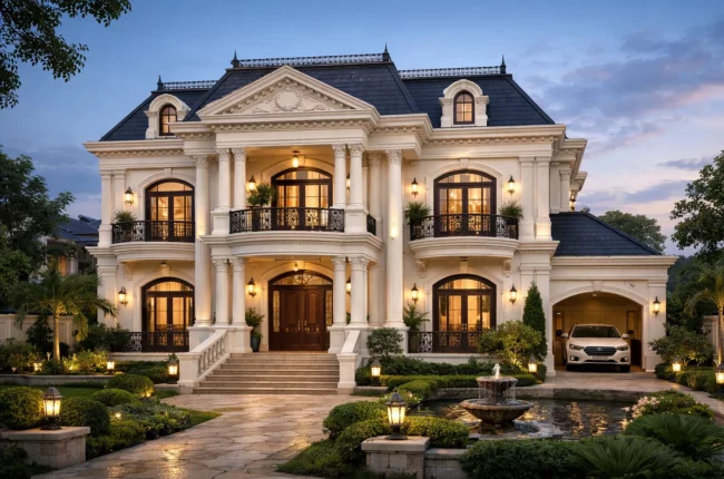 Vì sao biệt thự 2 tầng tân cổ điển đẹp tại Hà Nội được ưa chuộng