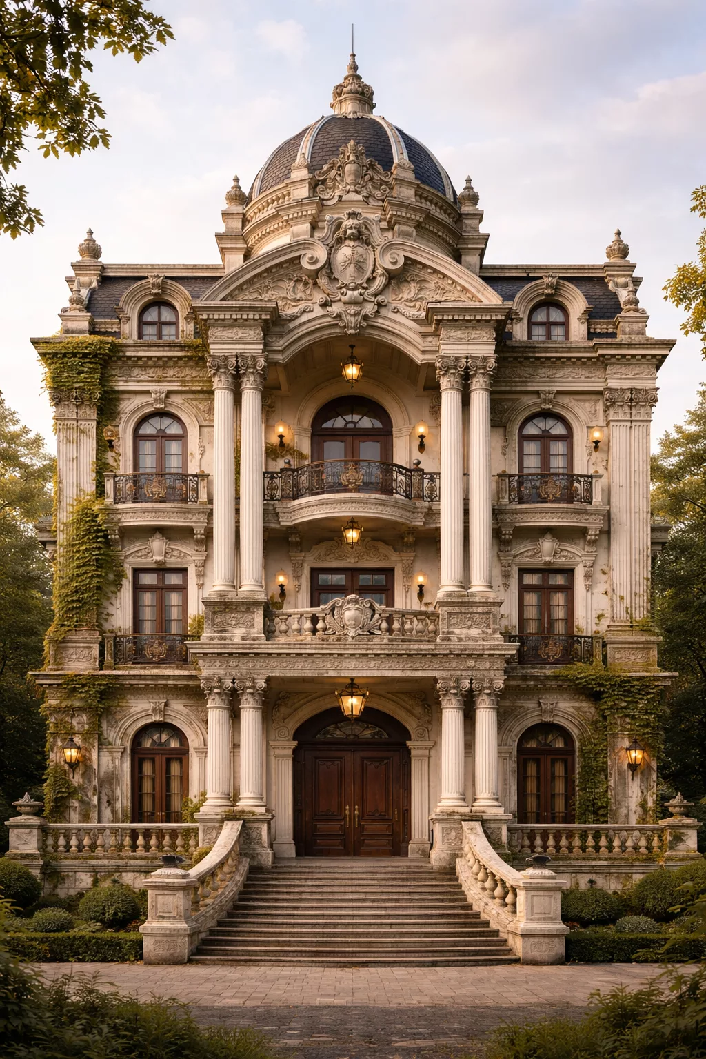 Vì sao biệt thự 3 tầng cổ điển không bị lỗi thời? 1