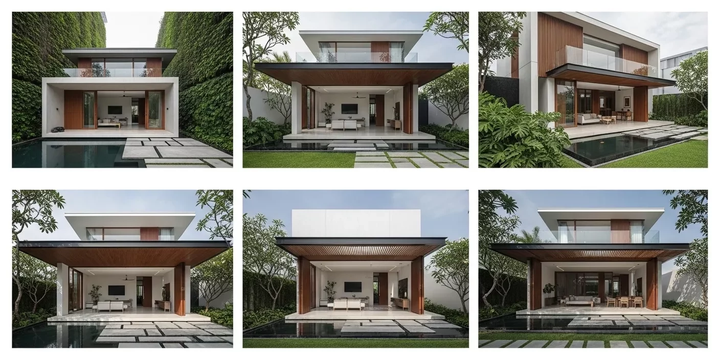 Ngôn ngữ kiến trúc hiện đại trong biệt thự xu hướng mới 1