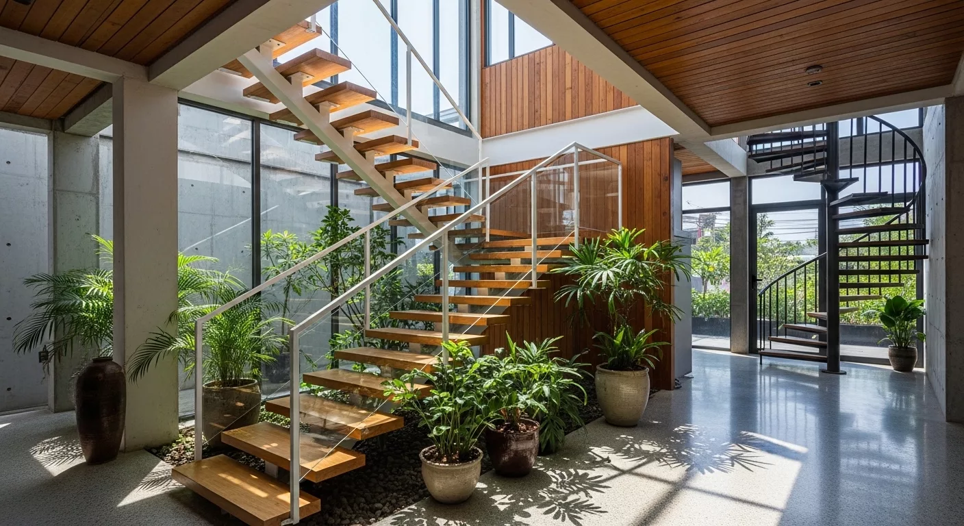 Thiết kế thang – giao thông đứng hợp lý 1