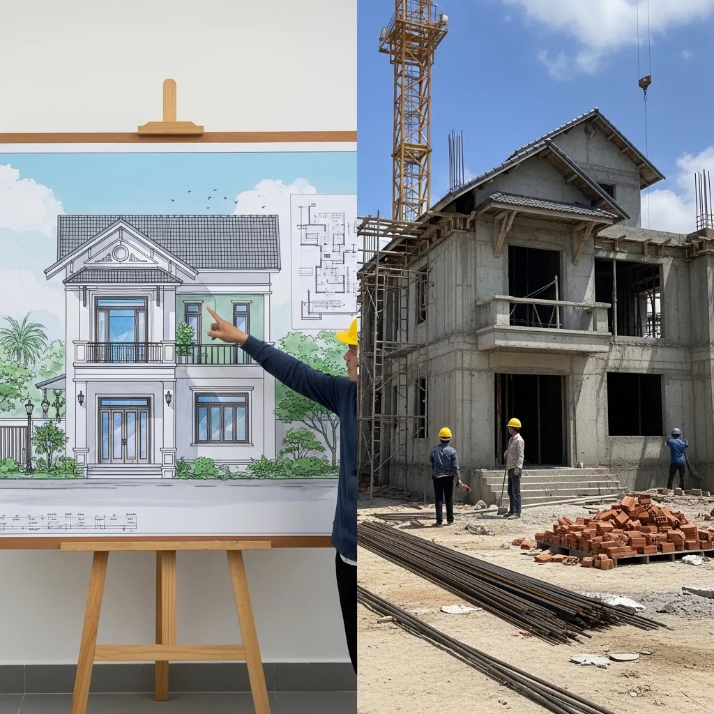 Phát sinh chi phí do hiểu sai bản vẽ 1