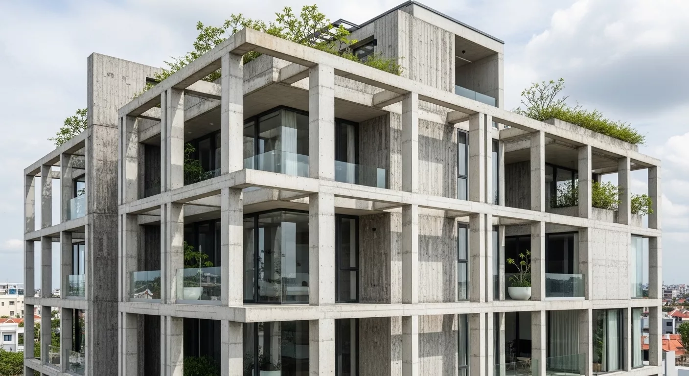 Hệ cột, dầm, sàn trong biệt thự cao tầng khác gì nhà thấp tầng? 1 Hệ cột, dầm, sàn trong biệt thự cao tầng khác gì nhà thấp tầng? 1