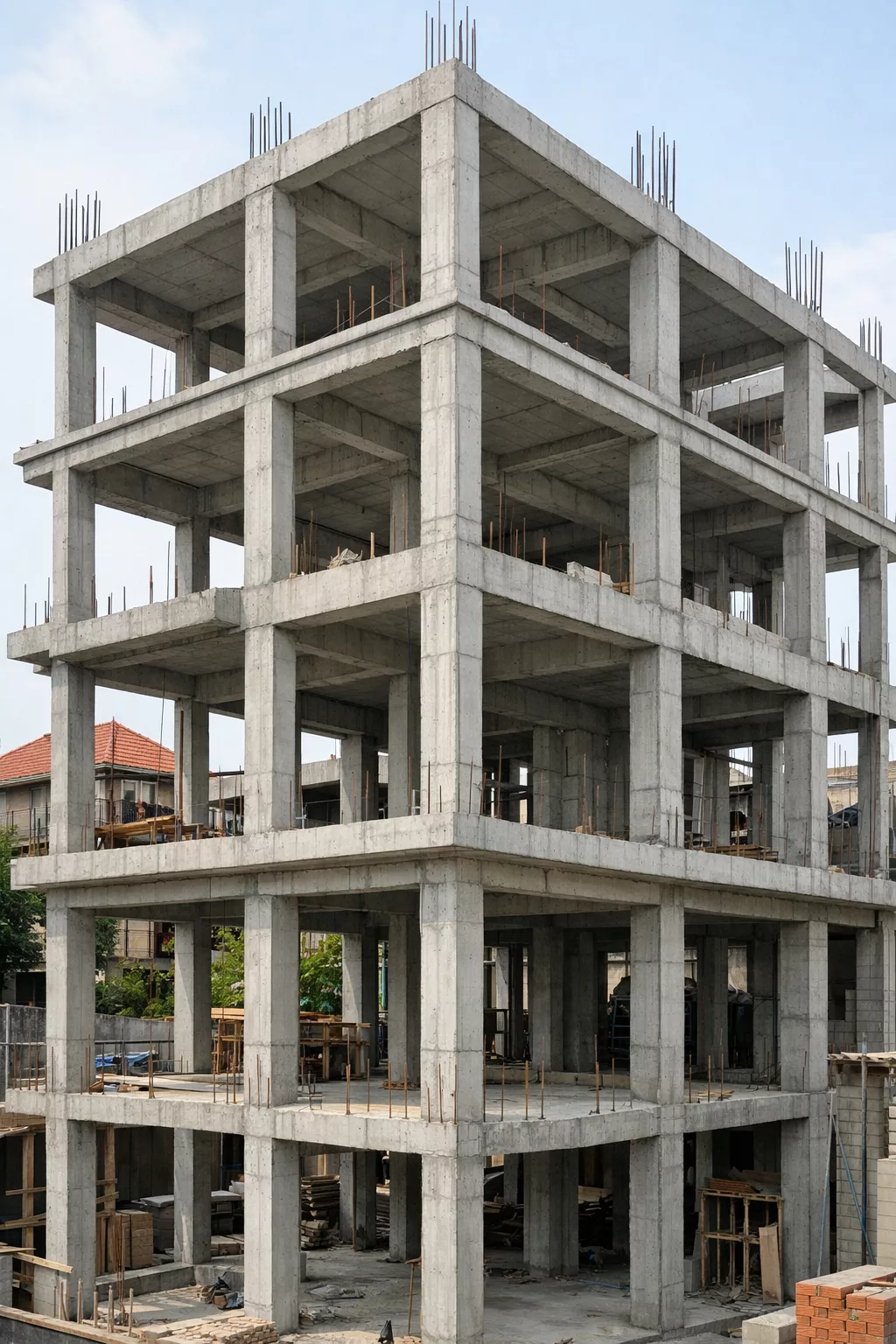 Kết cấu bê tông trong nhà cao tầng khác gì nhà thấp tầng? 1