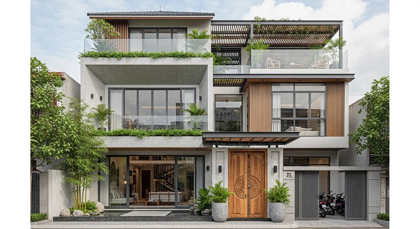 Hình ảnh biệt thự 3 tầng hiện đại Hà Nội phản ánh xu hướng sống ra sao 1 Hình ảnh biệt thự 3 tầng hiện đại Hà Nội phản ánh xu hướng sống ra sao 1