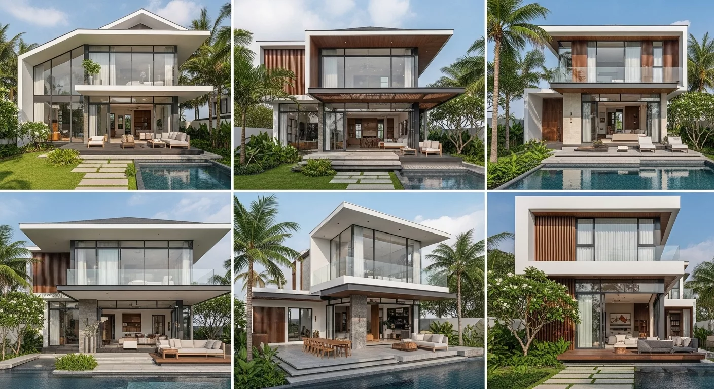 Hình ảnh biệt thự mới nhất phản ánh trào lưu thiết kế nào 1