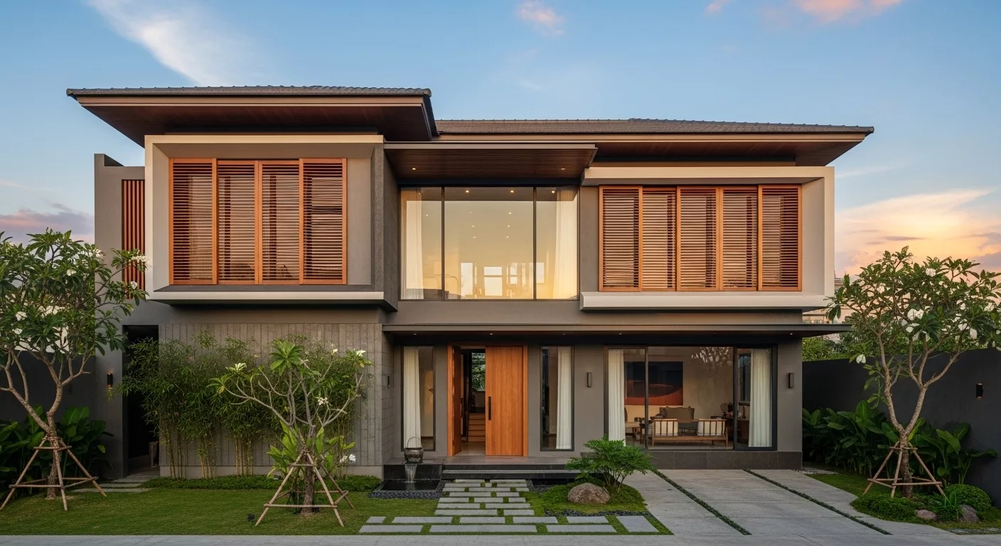 Tối ưu tỷ lệ khối nhà và phong cách kiến trúc phù hợp 1