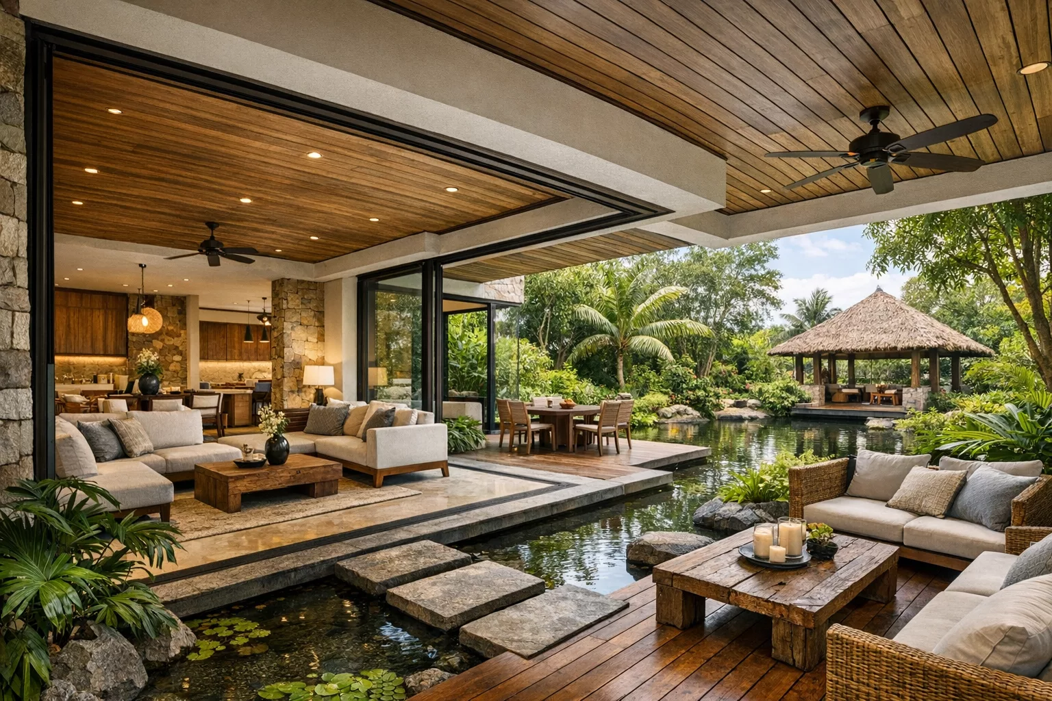 Kết nối trong – ngoài trong thiết kế biệt thự sinh thái 1