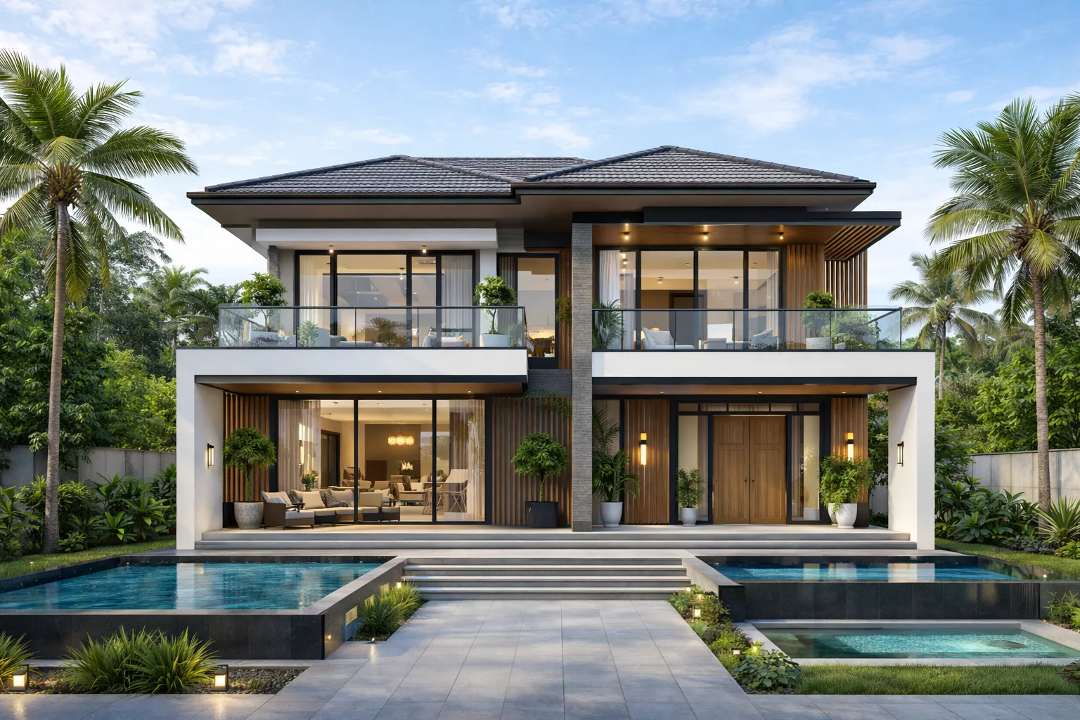 Phối cảnh biệt thự 2 tầng là gì và vì sao quan trọng 1