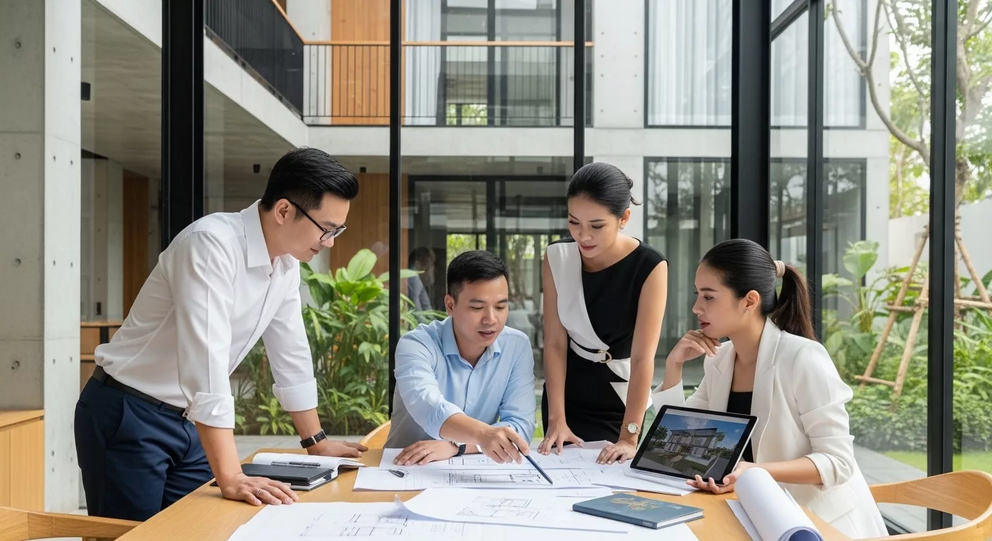 Cách lựa chọn đơn vị thiết kế biệt thự 2 tầng phù hợp tại Hà Nội 1