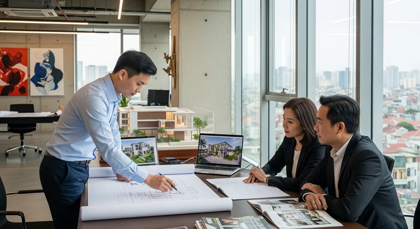 Kinh nghiệm chọn đơn vị thiết kế biệt thự tại Hà Nội 1 Kinh nghiệm chọn đơn vị thiết kế biệt thự tại Hà Nội 1