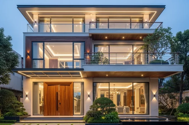 Khám phá hình ảnh biệt thự 3 tầng hiện đại tại Hà Nội Khám phá hình ảnh biệt thự 3 tầng hiện đại tại Hà Nội