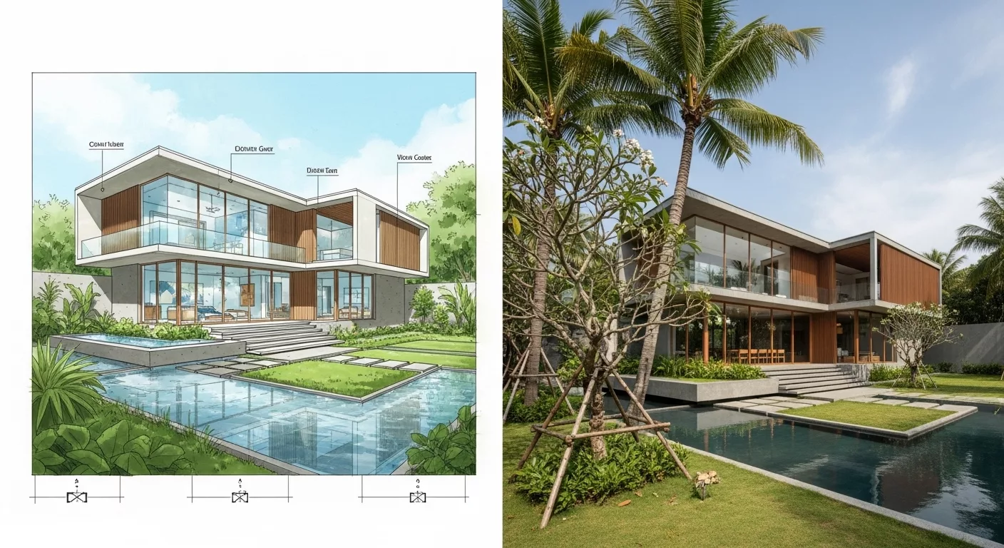 Lưu ý khi tham khảo ảnh biệt thự nhà vườn đẹp nhất 1