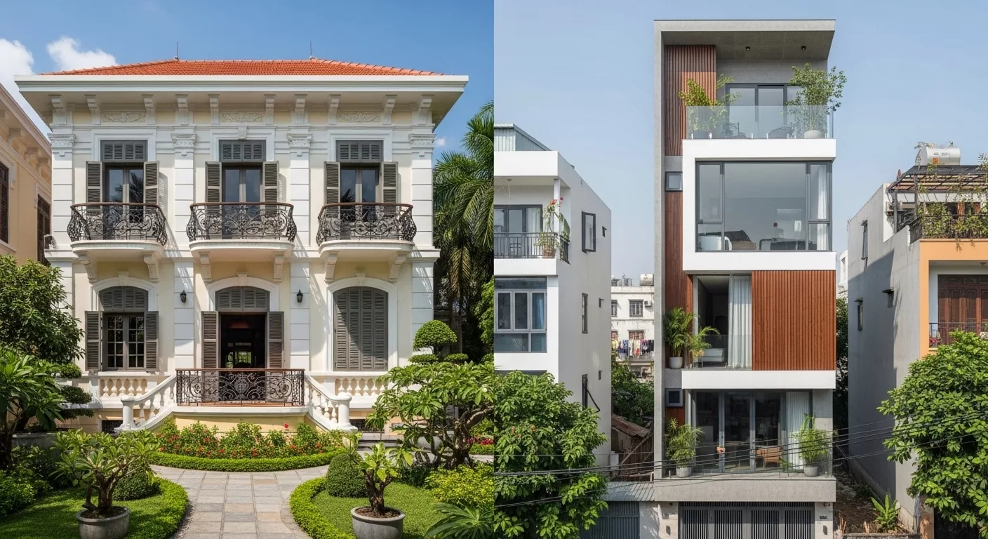 Những trường hợp không phù hợp với biệt thự cổ điển 1